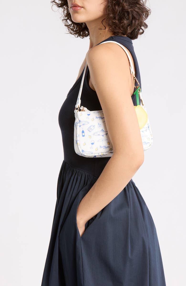 ALDO Tren Shoulder Bag, Alternate, color, Other White