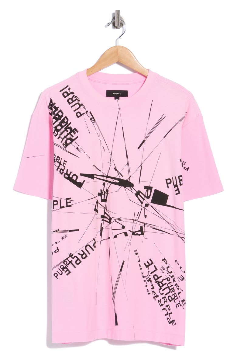 Textured Cotton Jersey T-Shirt, Alternate, color, PINK