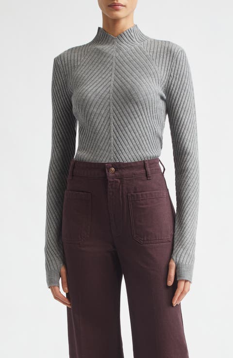Merino Wool Rib Sweater