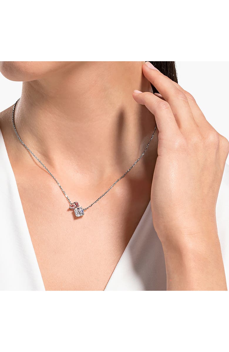 Swarovski Mesmera Crystal Hearts Pendant Necklace, Alternate, color, 