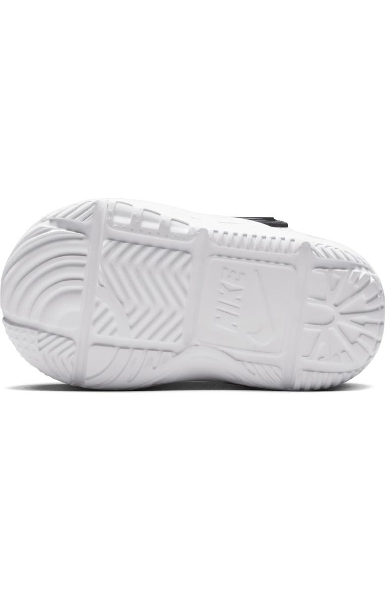 Nike Kids' Team Hustle D 12 Basketball Sneaker, Alternate, color, 101 White/Black/White