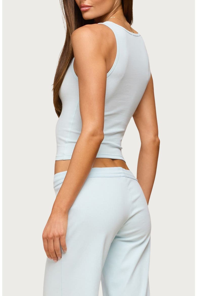 Linda Rib Scoop Neck Tank, Alternate, color, LIGHT-BLUE