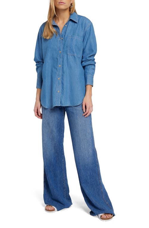 7 For All Mankind Easy Denim Shirt In Ella