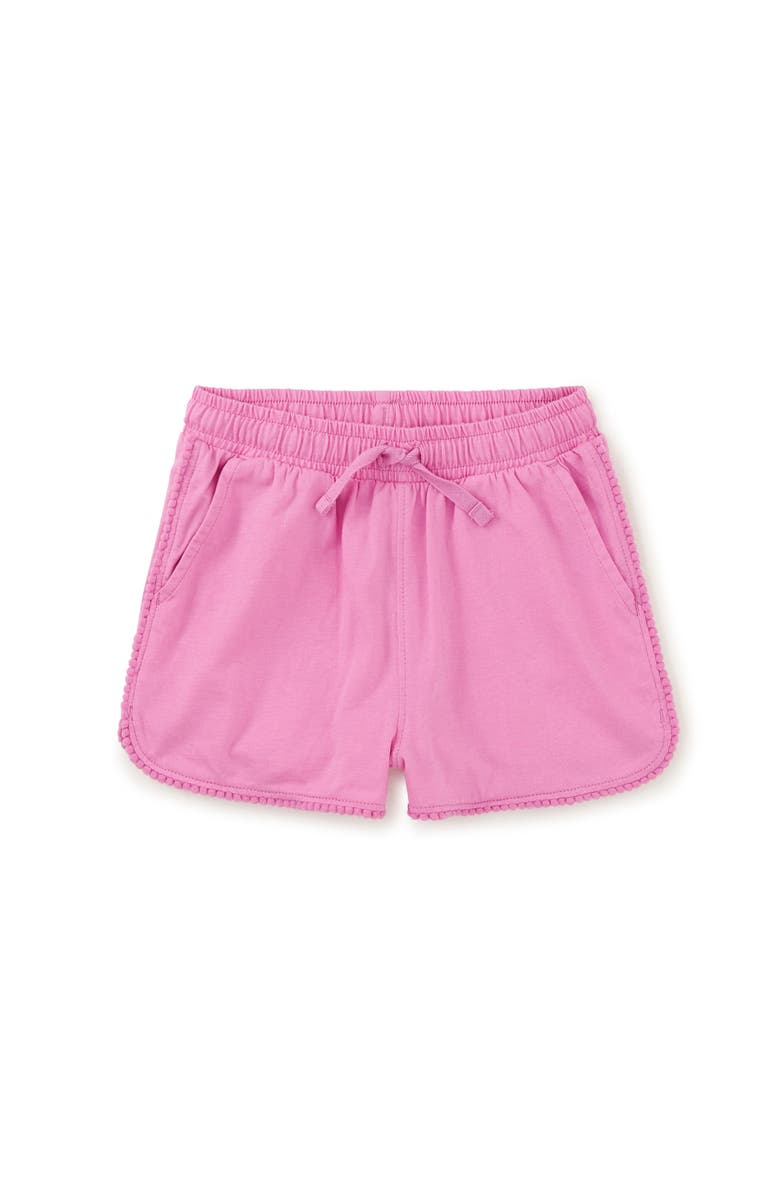 Tea Collection Pom-Pom Shorts, Main, color, Perennial Pink