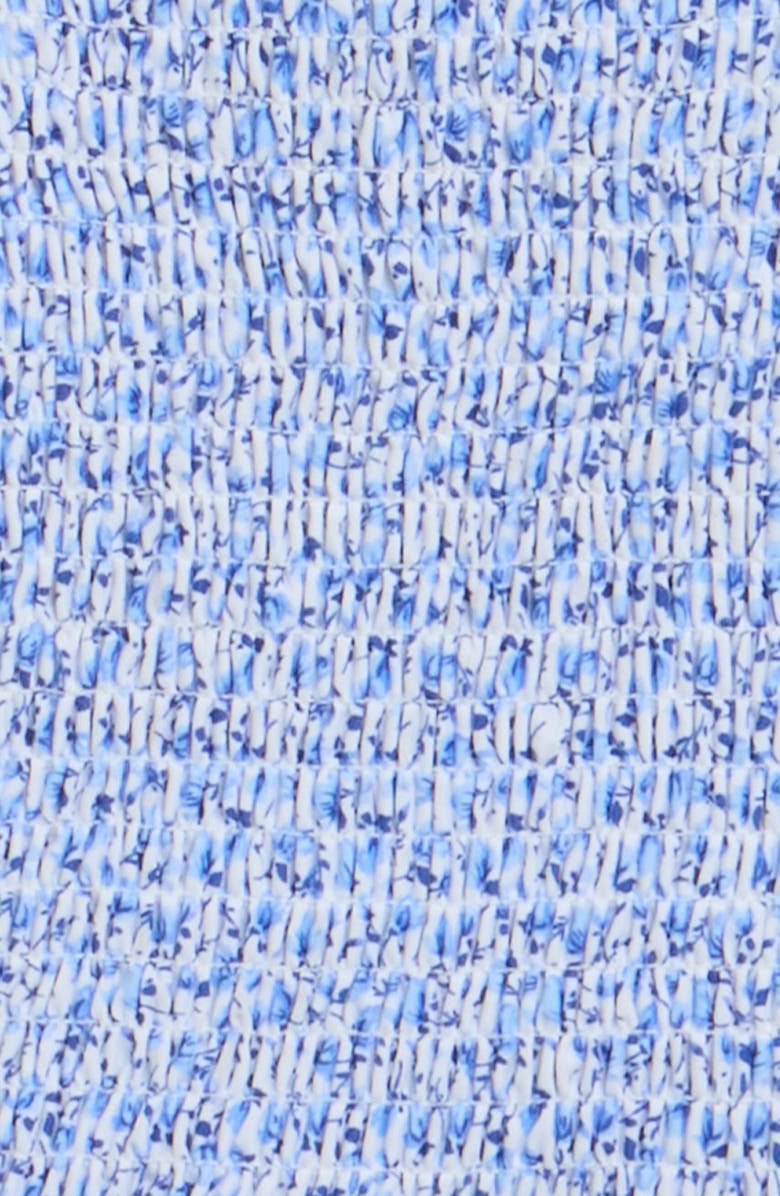 Little Me Kids' Floral One-Piece Swimsuit, Alternate, color, Blue