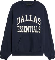 Fear of God Essentials Dallas Cowboys 90s Relaxed Crewneck Sweatshirt