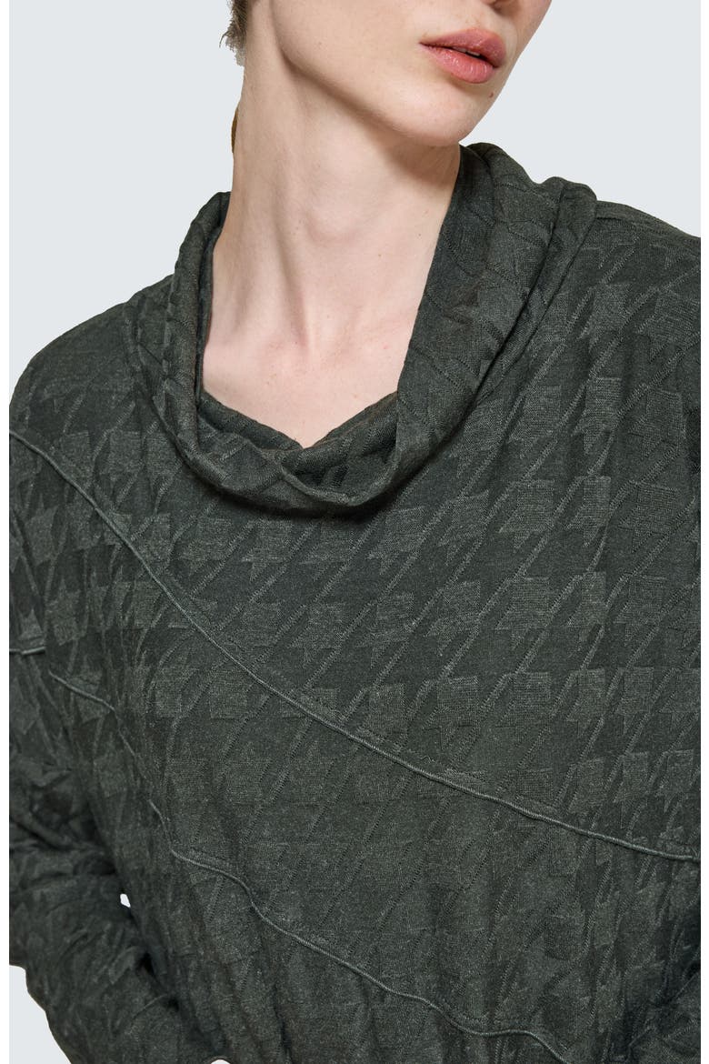 Fleuris Cowl-Neck Blouse, Alternate, color, Olive