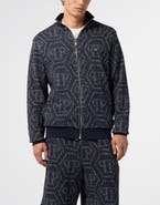 PHILIPP PLEIN Jacquard Tracksuit Jacket Monogram Men