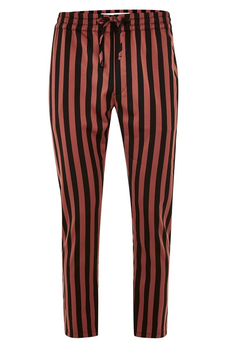 Topman Stripe Jogger Pants, Alternate, color, 
