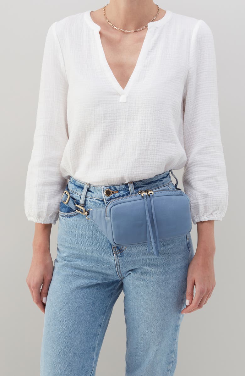 HOBO Shaker Leather Belt Bag, Alternate, color,