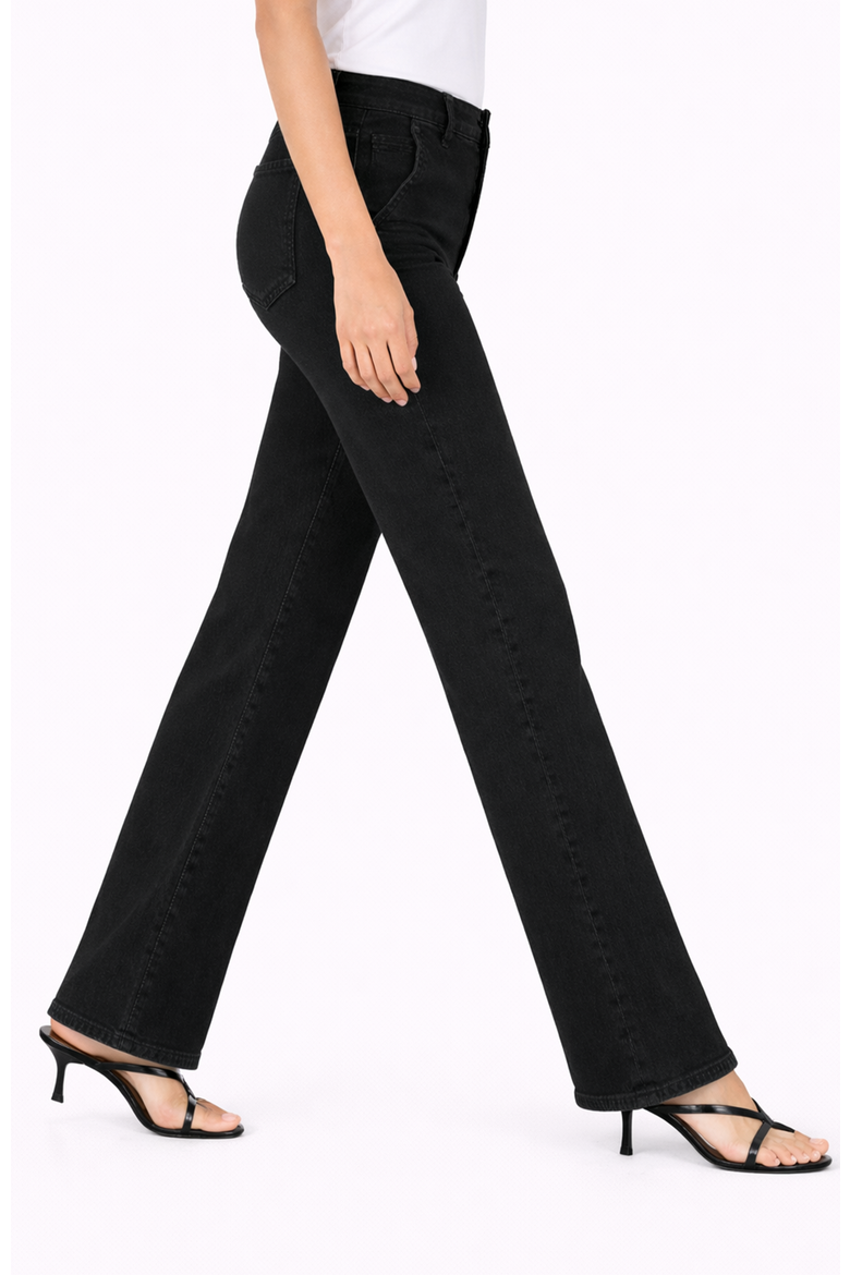 Katie Trouser High Rise, Alternate, color, Jett Black