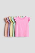 H&M 5-pack Flutter-sleeved Tops