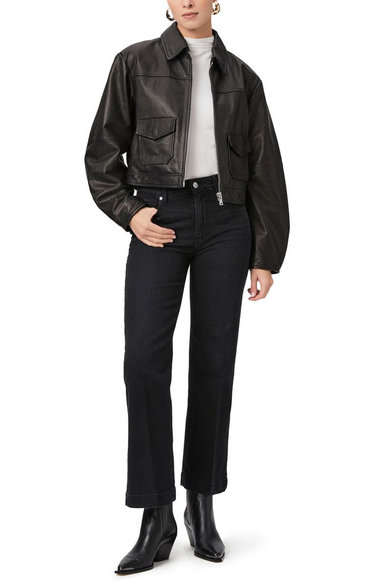 PAIGE Leenah High Waist Ankle Wide Leg Jeans, Alternate, color, 