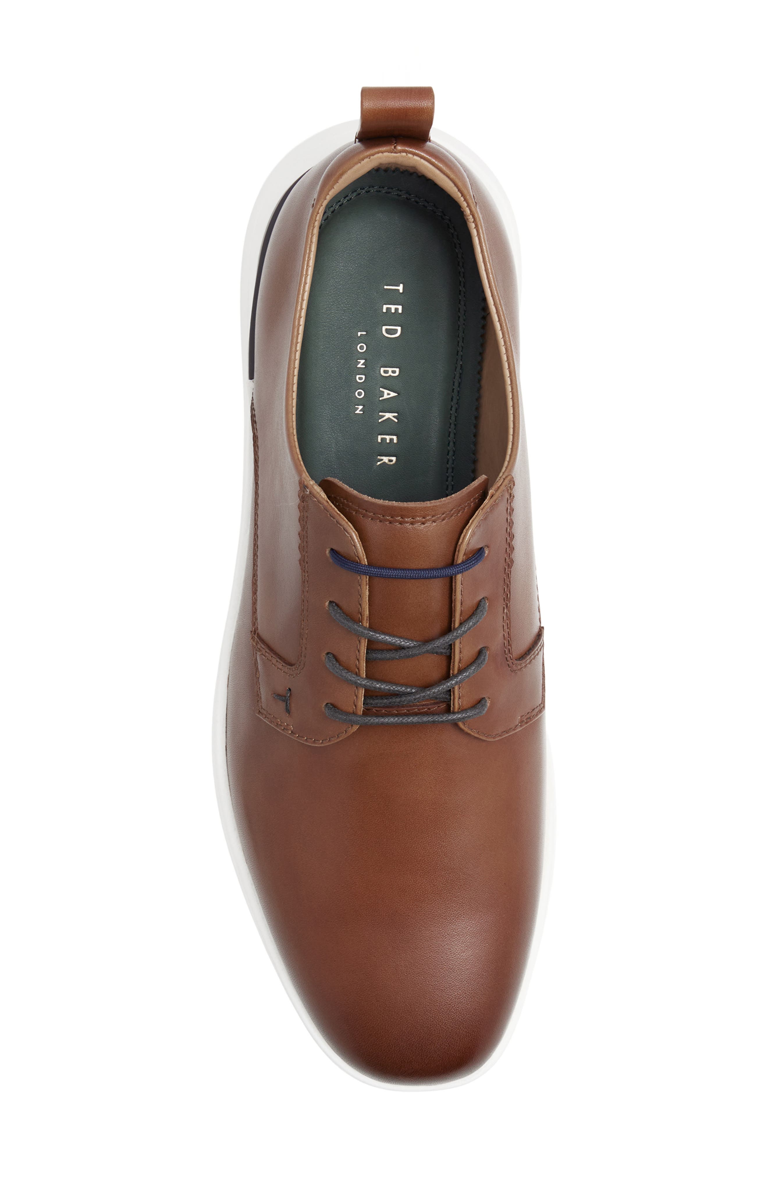 Ted Baker London Dorset Derby, Alternate, color, Cognac