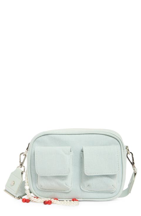 Denim Camera Crossbody Bag