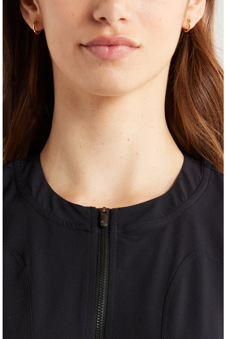 In Flight Utility Dress, Alternate, color, BLACK