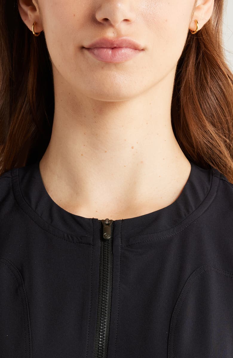 Zella In Flight Utility Dress, Alternate, color, Black