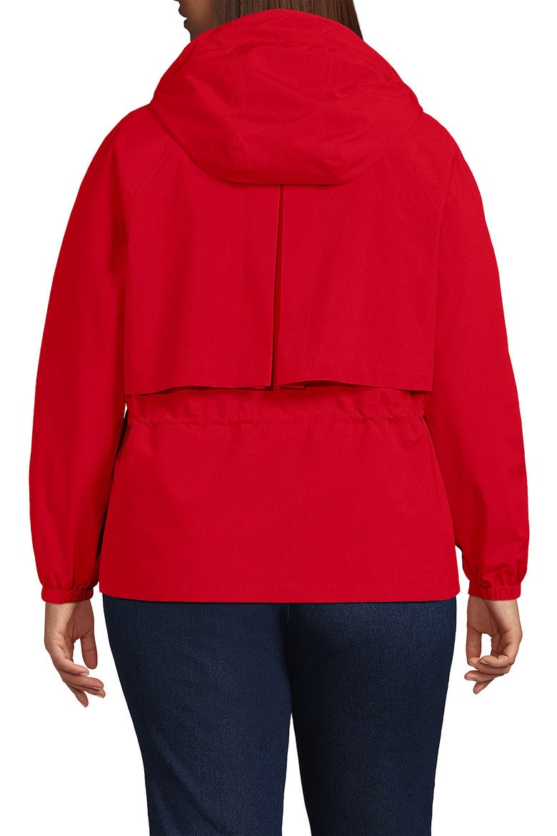 Plus Size Squall Packable Rain Jacket, Alternate, color, Compass Red