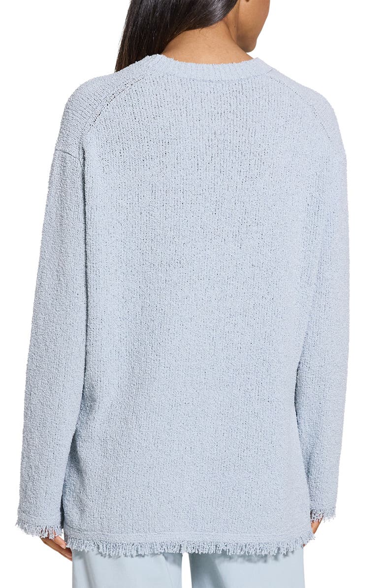 Theory Relaxed Organic Cotton Blend Terry Sweater, Alternate, color,