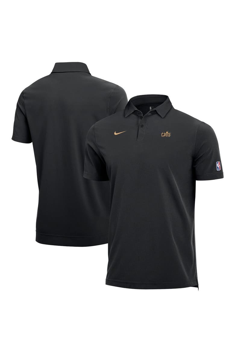 Men's Nike  Black Cleveland Cavaliers 2026/27 Dri-FIT Coaches Polo, Main, color, Black