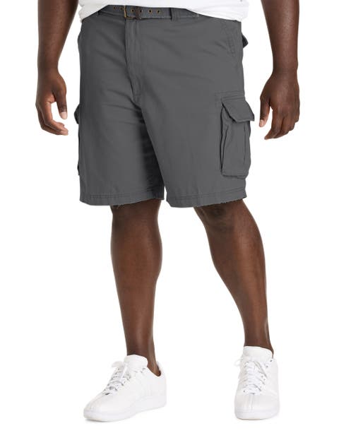 Big & Tall Belted Cargo Shorts