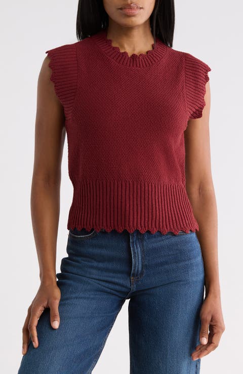 Scallop Edge Sweater