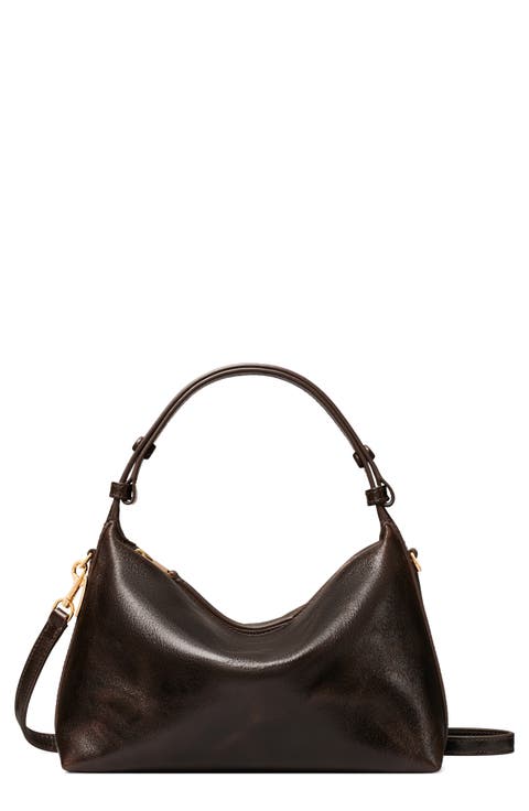 Mellow Distressed Leather Shoulder Bag