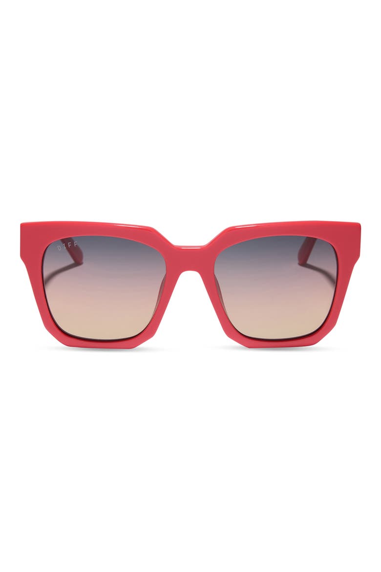 Ariana 54mm Gradient Square Sunglasses, Main, color, SUNSET / TWILIGHT GRADIENT