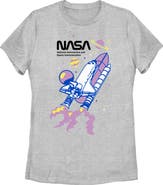 NASA Junior's NASA Space Shuttle Illustration Graphic T-Shirt