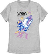 NASA Junior's NASA Space Shuttle Illustration Graphic T-Shirt
