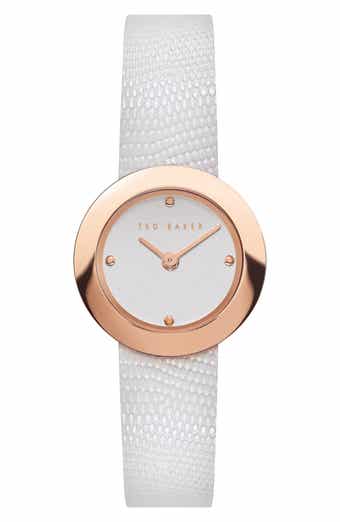 Seerena Leather Strap Watch, 24mm