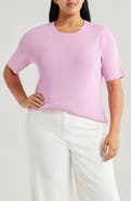 Tahari ASL Short Sleeve Sweater