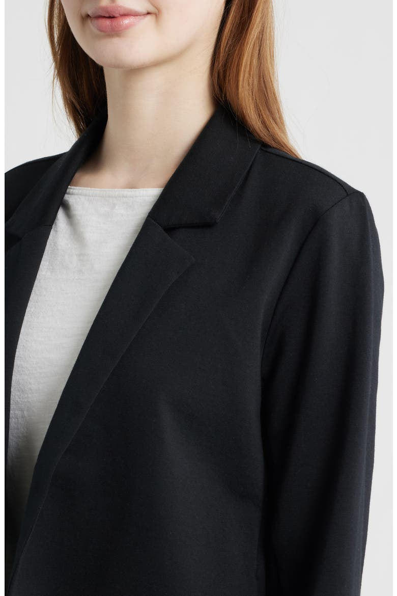 Open Front Blazer, Alternate, color, BLACK