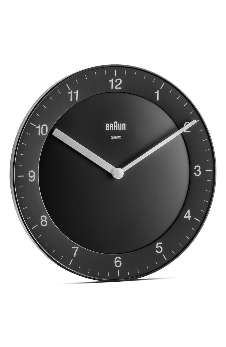 Braun Classic Analog Wall Clock, Alternate, color,