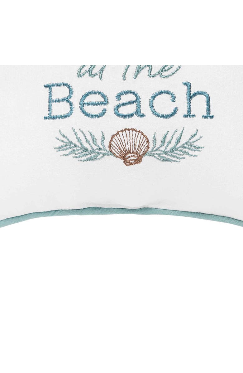 C&F Home Holidays Are More Fun Christmas Throw Pillow, 10" x 10", Alternate, color, Blue