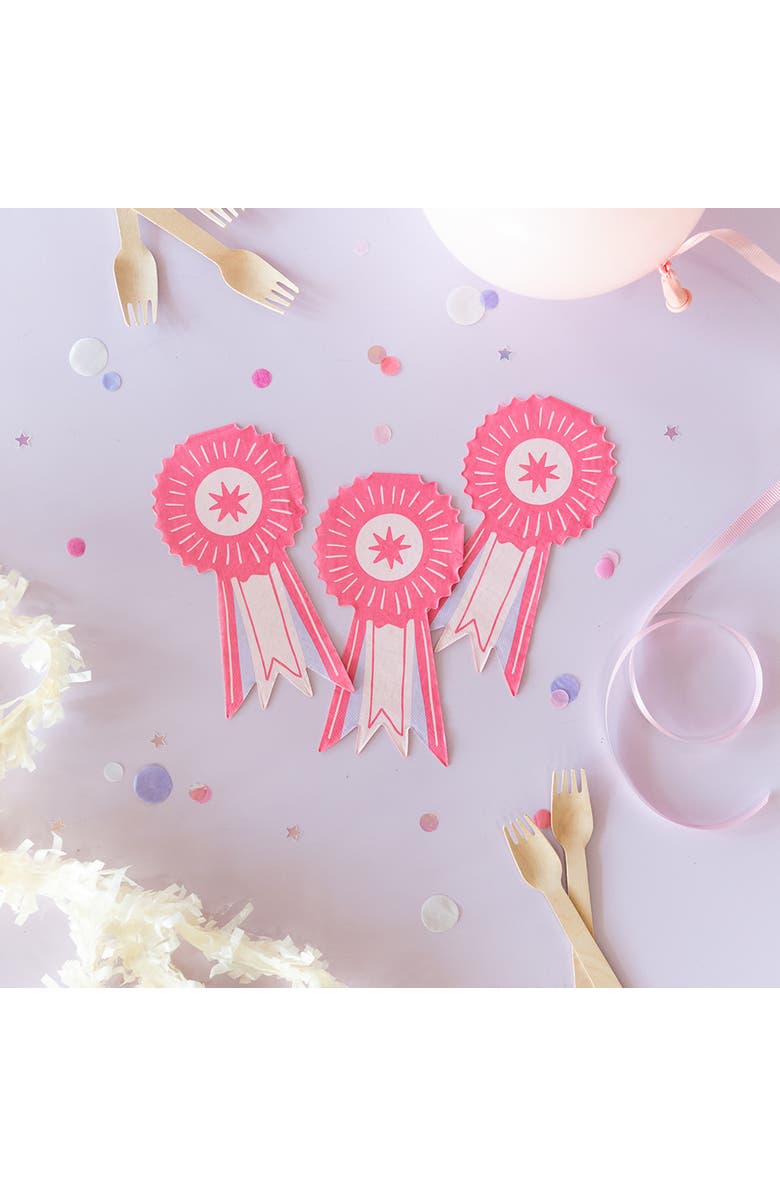 Daydream Society Pony Tales Ribbon Guest Napkins, Alternate, color, Assorted Pre-Pack