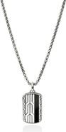 John Hardy Icon 50 Tag Pendant