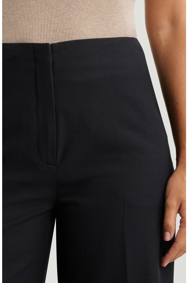 High Waist Wide Leg Pants, Alternate, color, BLACK