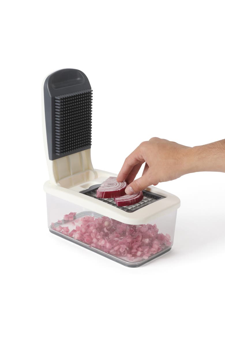 Aero 5-in-1 Vegetable Chopper and Dicer with Storage Container, Alternate, color, Silver