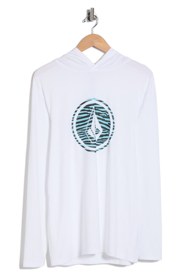 Crawdad Hooded Long Sleeve Graphic T-shirt, Alternate, color, WHITE