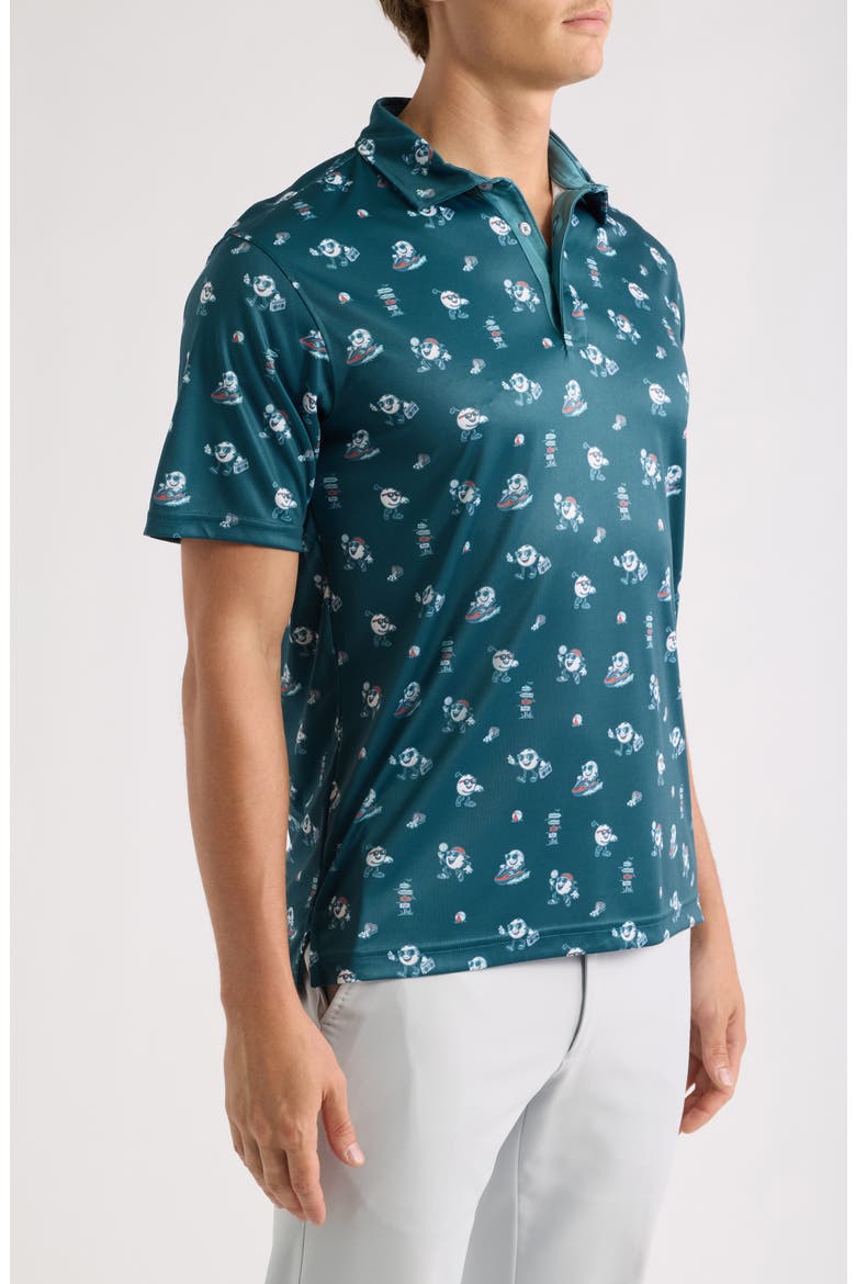 Jet Performance Golf Polo, Alternate, color, ATLANTIC DEEP