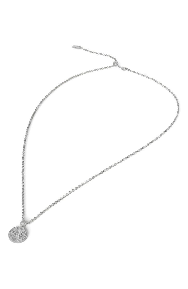 Dean Davidson Mirabeaux Pavé Long Pendant Necklace, Alternate, color, White Cz Silver
