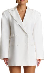 Naked Wardrobe Oversize Long Sleeve Blazer