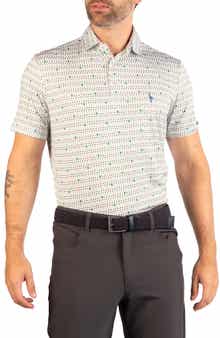 Holiday Martini Glass Performance Polo