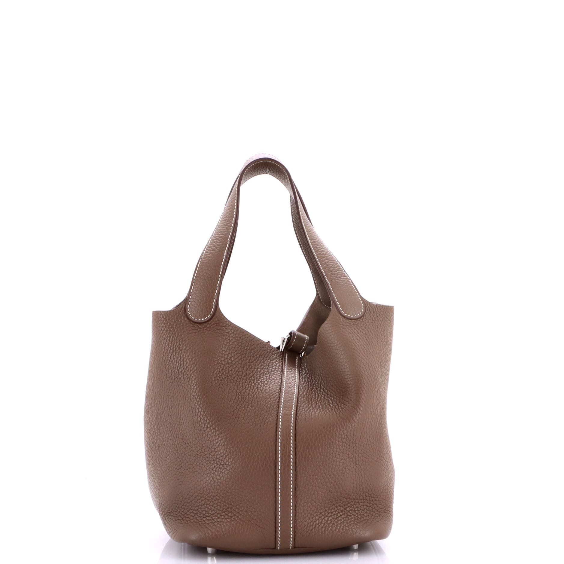 Pre-Owned Hermes Picotin Lock Bag Clemence MM, Alternate, color, Etoupe