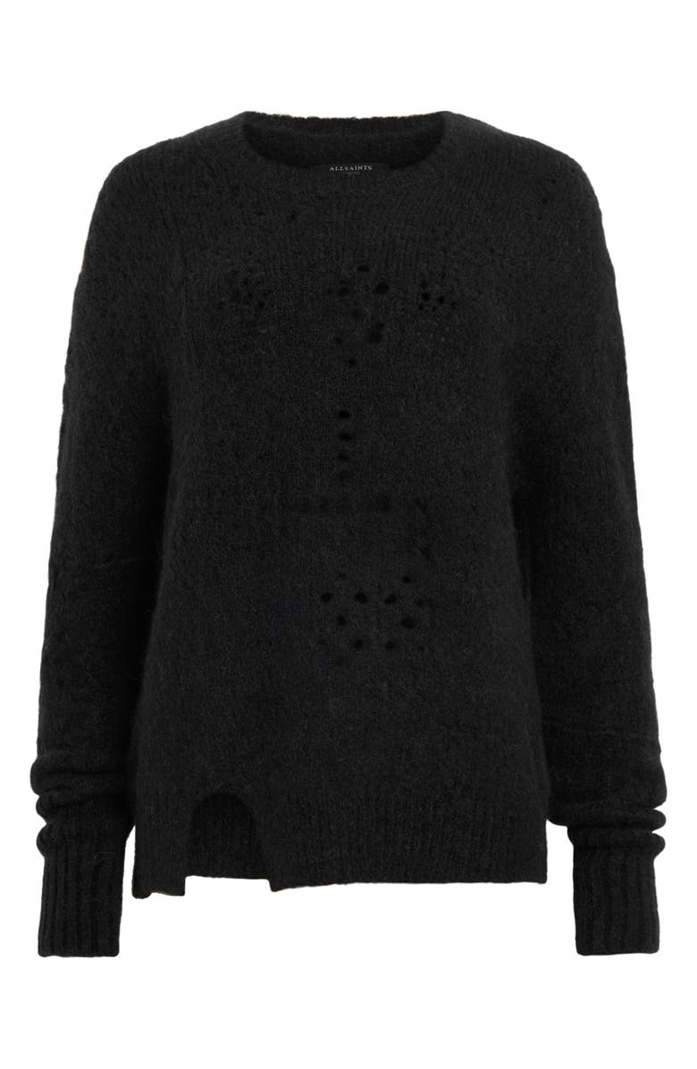 AllSaints Winnie Alpaca & Merino Wool Blend Sweater, Alternate, color, 