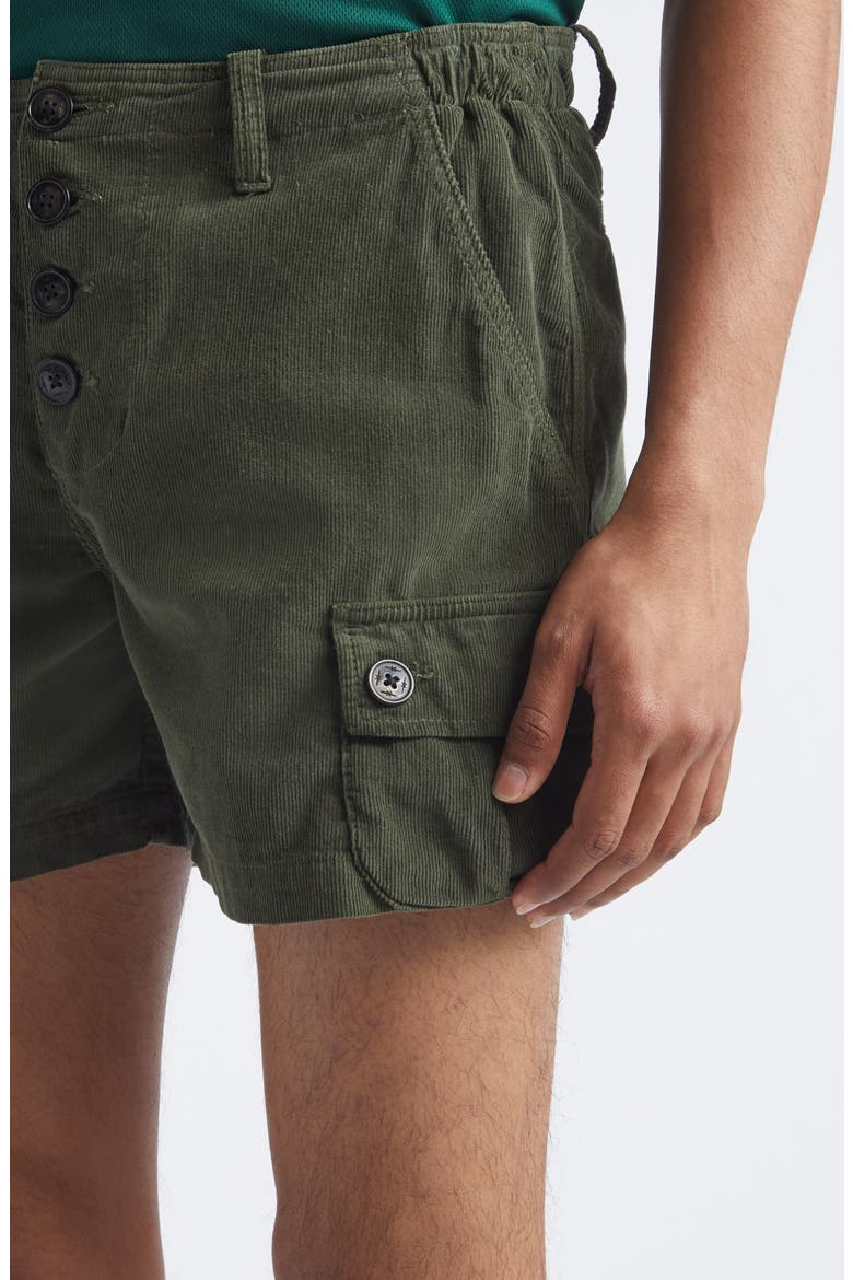 Vacation Corduroy Dad Shorts, Alternate, color, SEAWEED