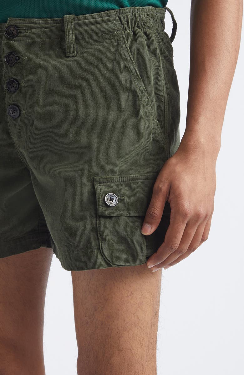 PHIPPS Vacation Corduroy Dad Shorts, Alternate, color, Seaweed