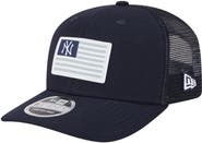 New Era Men's New Era Navy New York Yankees Flag 9SEVENTY Stretch-Snap Hat