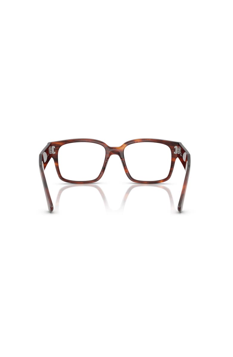Ray-Ban 51mm Square optical glasses, Alternate, color, Brown